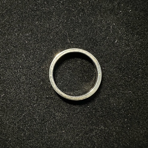 Tiffany & Co. Narrow Silver Notes Band Ring - Picture 3 of 7